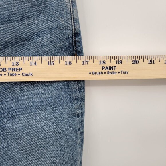 Reformation Women Blue Serena High Waist Skinny Distressed Button Jeans Size 27 - Picture 12 of 14